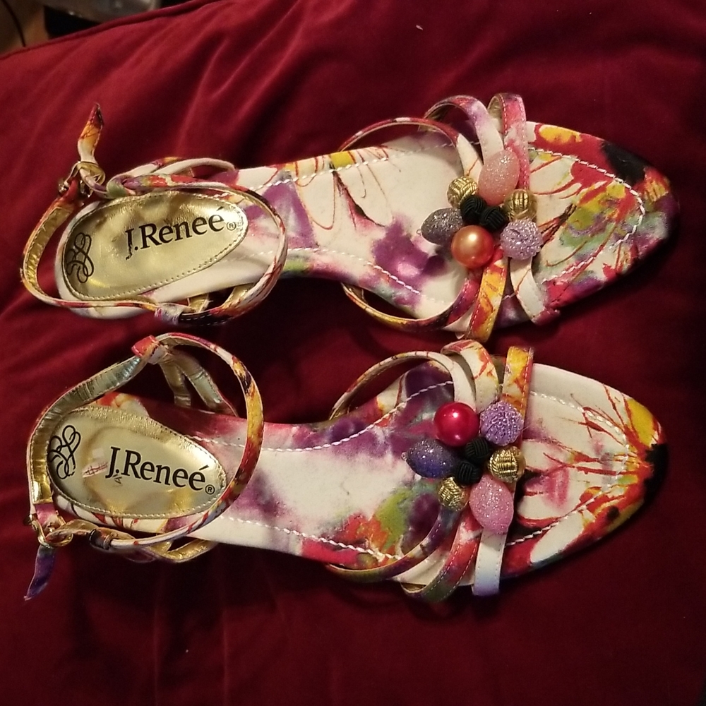 Fun, colorful sandals